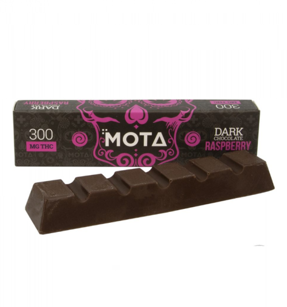 Mota Dark Chocolate Raspberry 300mg THC